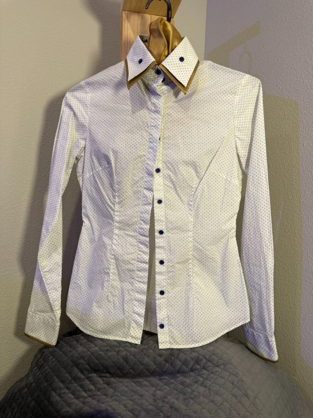 Custom Collars Western Showmanship Suit with matching shirt, size 0 - Picture 6 of 9
